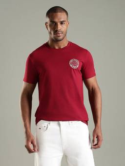 Tommy Hilfiger - Solid Regular Fit Cotton T-Shirt