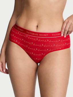 Victoria's Secret - Red Logo Cotton Hiphugger Panty