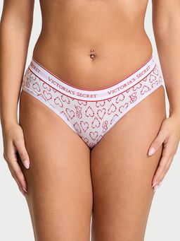 Victoria's Secret - White Logo Cotton Hiphugger Panty