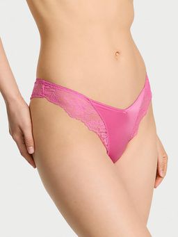Victoria's Secret - Pink Very Sexy Shine Strap Thong Panty (XL)