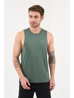 DCYPHR - Mens AUSM5X Mesh Tank Top-Deep Emerald