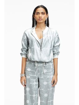 TERRA LUNA - Octan Grey Bomber Jacket