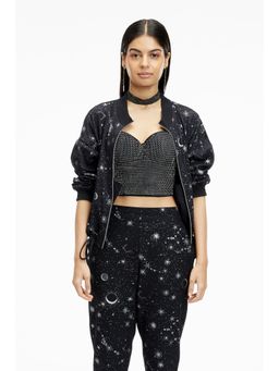 TERRA LUNA - Octan Black Bomber Jacket