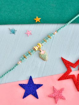 Voylla - Blue Beads Fruit Motif Bracelet for Kids