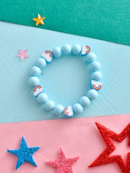 Voylla - Blue Beads Rainbow Bracelet for Kids