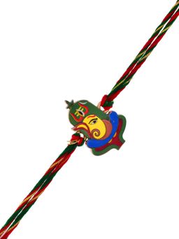 Voylla - Lord Ganesh Colourful Thread Rakhi for Kids