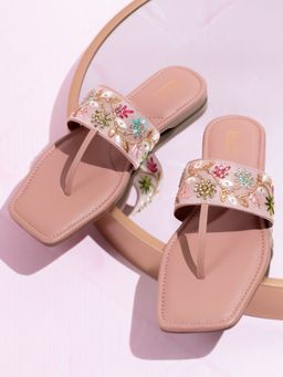 Inc.5 - Women Peach Casual Flats