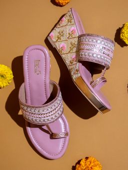 Inc.5 - Women Peach Casual Heels