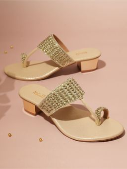 Inc.5 - Women Cream Casual Heels