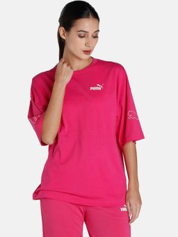 Puma - Power Colorblock Womens Pink T-shirt