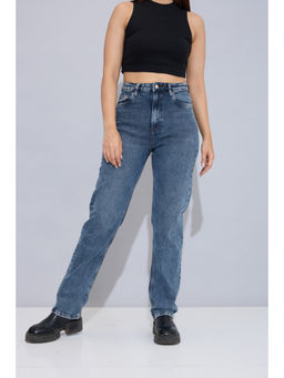 STORMY JEANS - Savage Stride Solid Blue Jeans