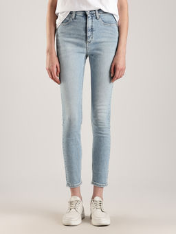 Calvin Klein - Skinny Fit Light Wash High Rise Blue Jeans