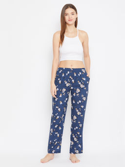 Clovia - Rayon Print Me Pretty Pyjama-Assorted Color & Prints - Multi-Color