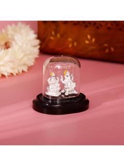 GIVA - 999 Silver Ganesh Lakshmi Idol