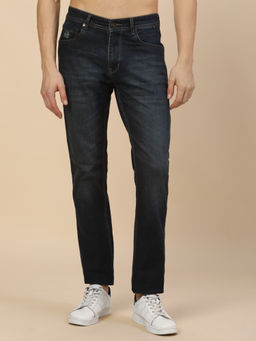 Cantabil - Blue Men's Breathable and Soft Fastness Regular Fit Casual Denim Jeans