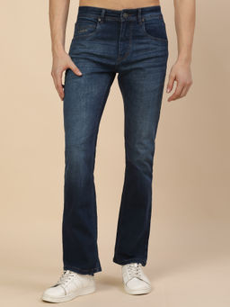 Cantabil - Men Breathable and Soft Fastness Regular Fit Casual Blue Denim Jeans