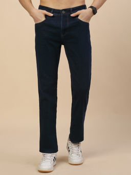 Cantabil - Men Breathable and Soft Fastness Regular Fit Casual Blue Denim Jeans