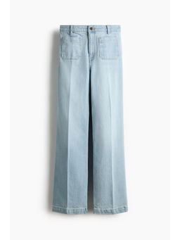 H&M - Women Blue Wide High Jeans