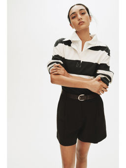 H&M - Women Black Tailored Shorts