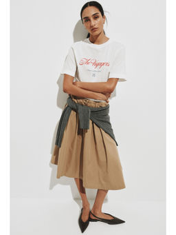 H&M - Women White Cotton T-Shirt