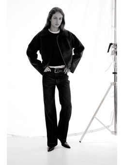 H&M - Women Blue Wide High Waist Jeans