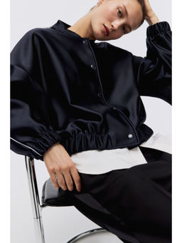 H&M - Women Blue Bomber Jacket