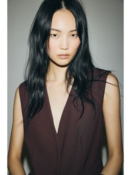 H&M - Women Purple Jersey Waistcoat