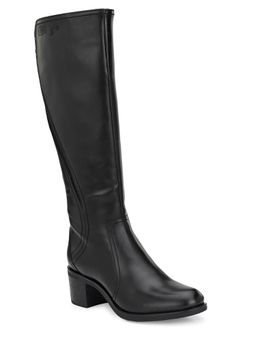 Delize - Womens Black Knee Chelsea Boots