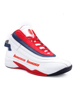 Bacca Bucci - Mens Mars Classic High Top Fashion Sneakers White Shoes