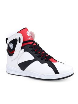 Bacca Bucci - Neo Comfy Mid Top Casual Chunky Streetwear Fashion Sneakers Red