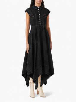 Notebook - Hanna Black Shirt Dress