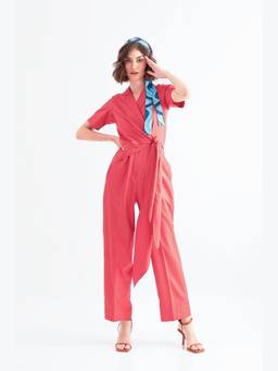 Notebook - Melon Red Jumpsuit