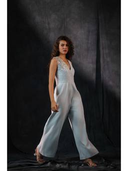 Zeefaa - Blue Crystal Atelier Jumpsuit