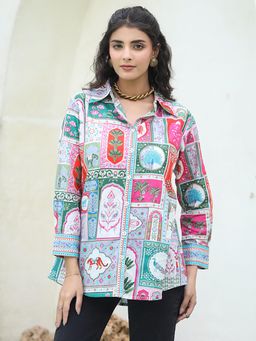 Rain & Rainbow - Women Printed Casual Shirt