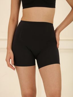 Underneat - Black Nylon Solid Shorts