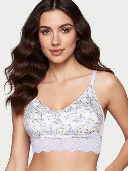 Enamor - Lavender Modal Floral Bra