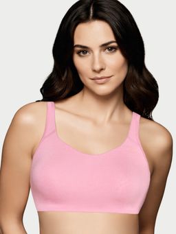 Enamor - Pink Bamboo Solid Bra