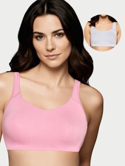 Enamor - Multi-Color Bamboo Solid Bra (Pack of 2)