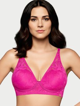 Enamor - Pink Bamboo Solid Bra