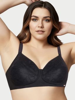 Enamor - Black Bamboo Solid Bra
