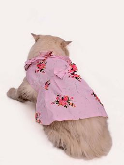 Vastramay - Cats' Allover Printed Rayon Dress