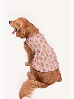 Vastramay - Dogs' Allover Printed Rayon Dress