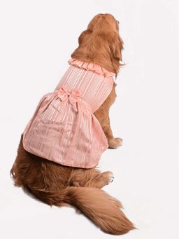 Vastramay - Dogs' Lurex Stripe Dress