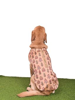 Vastramay - Dogs' Allover Printed Silk Blend Kurta