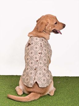 Vastramay - Dogs' Jacquard Kurta