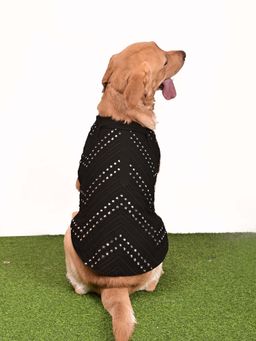 Vastramay - Dogs' Allover Mirror Work Embroidered Kurta