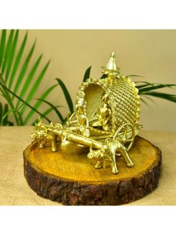 SOWPEACE - Gold Handmade Dhokra Large Dhokra Craft