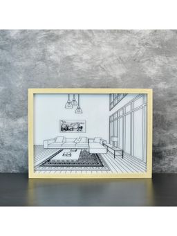 SOWPEACE - Multi-Color Illuminated Landscape Sofa Frame