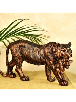 SOWPEACE - Brown Resin Tiger Decor