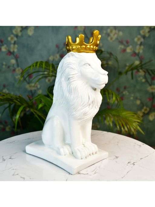 SOWPEACE White Lion Showpiece